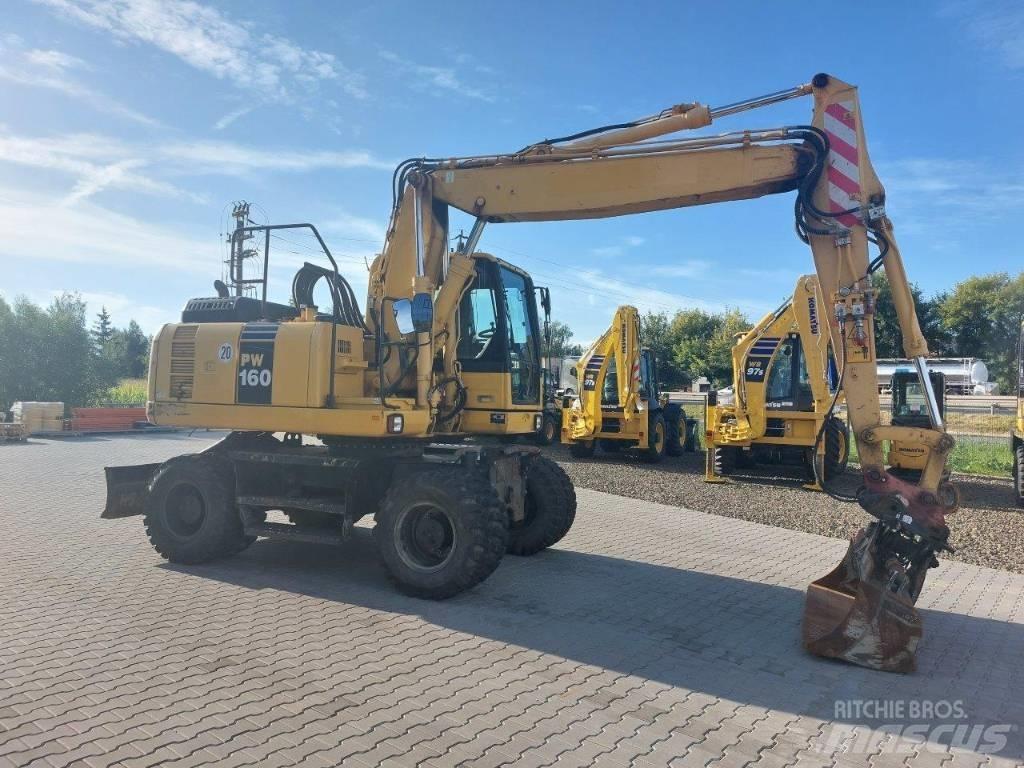 Komatsu PW160-8 Pyöräkaivukoneet