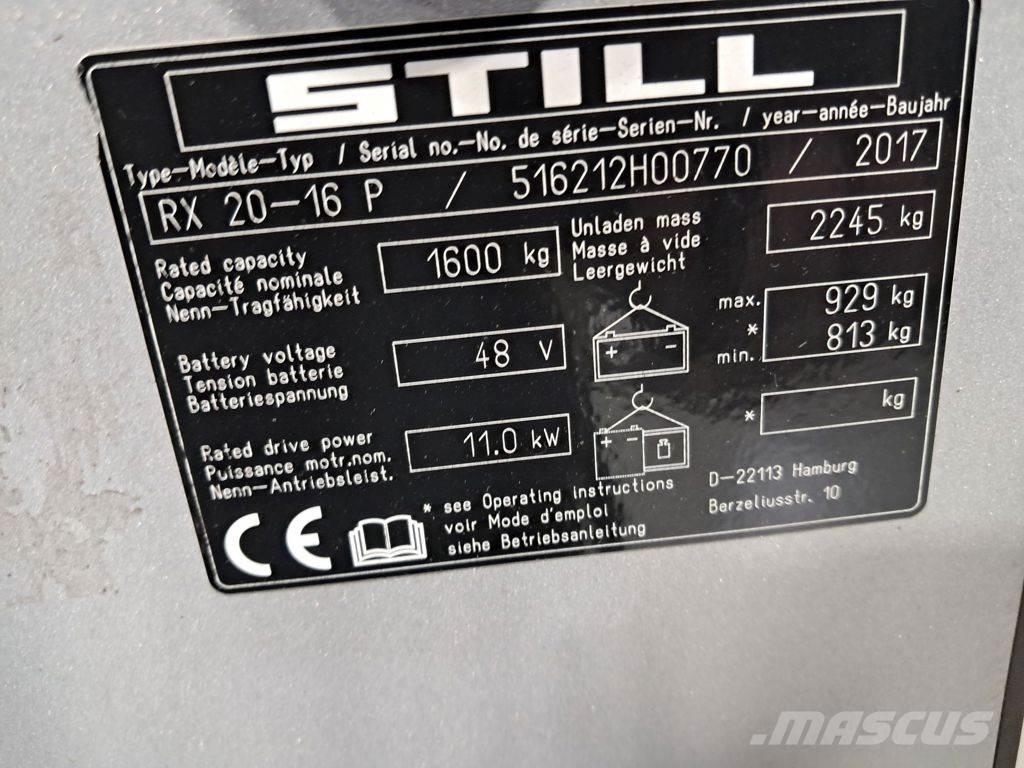 Still RX 20-16 P Sähkötrukit