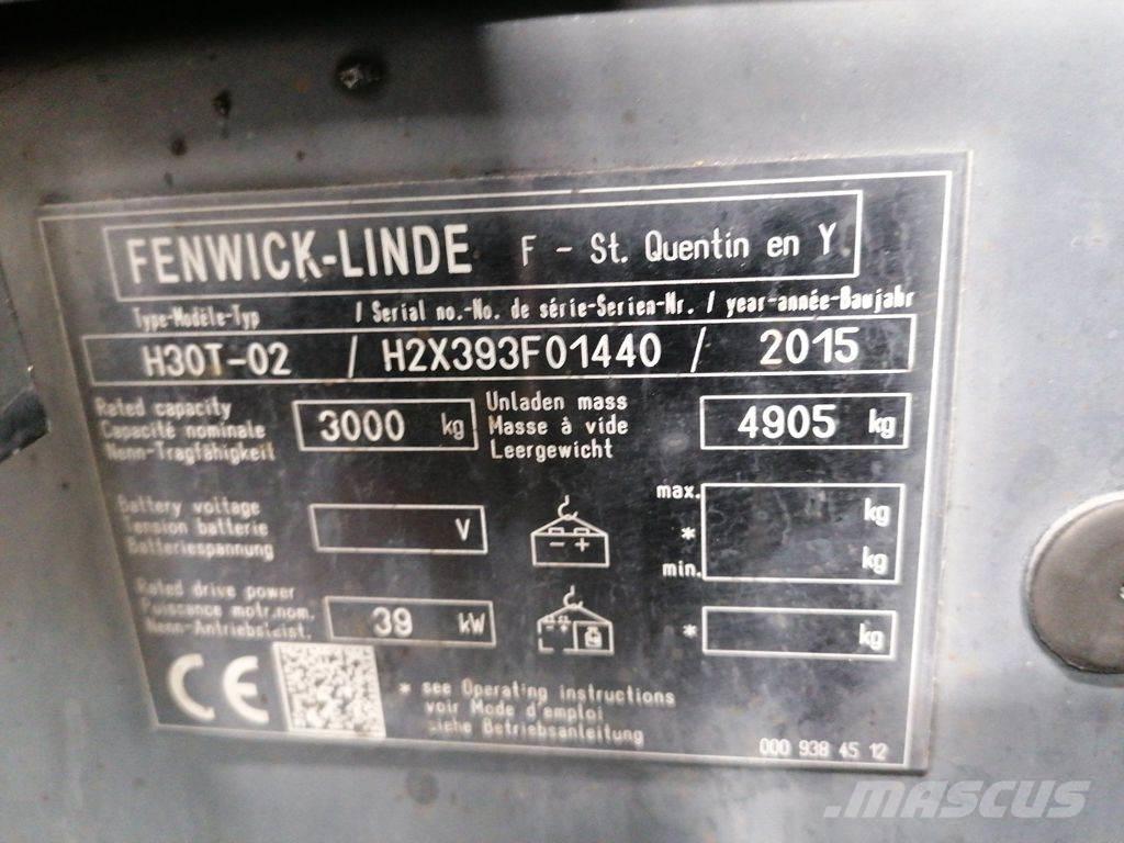 Linde H30T-02 Nestekaasutrukit