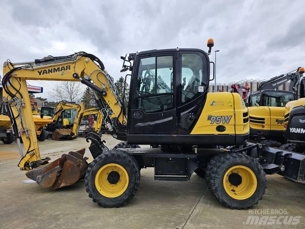 Yanmar B 95 W Pyöräkaivukoneet