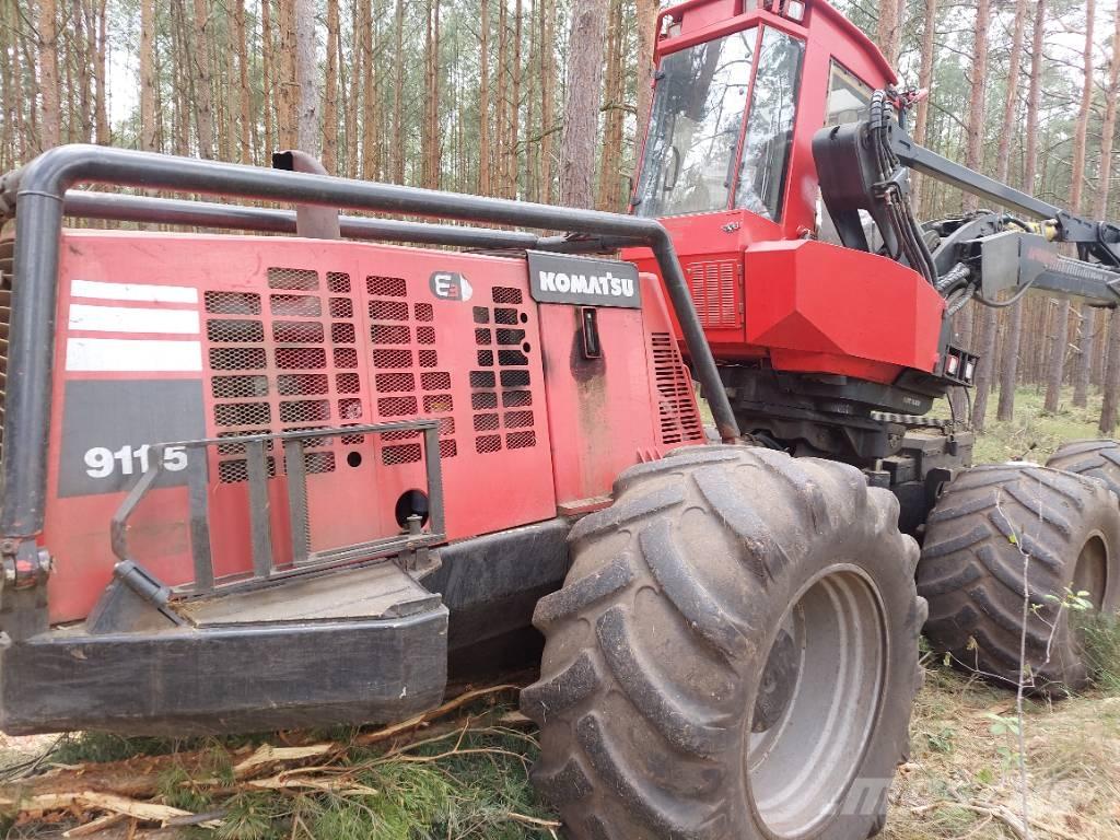 Komatsu 911.5 Harvesterit
