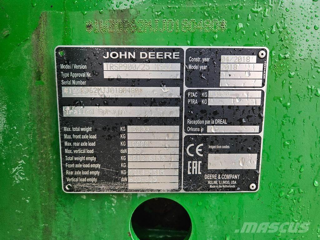 John Deere M692i Hinattavat ruiskut