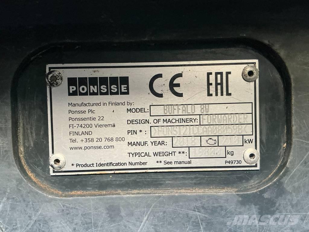 Ponsse Buffalo 8W Kuormatraktorit