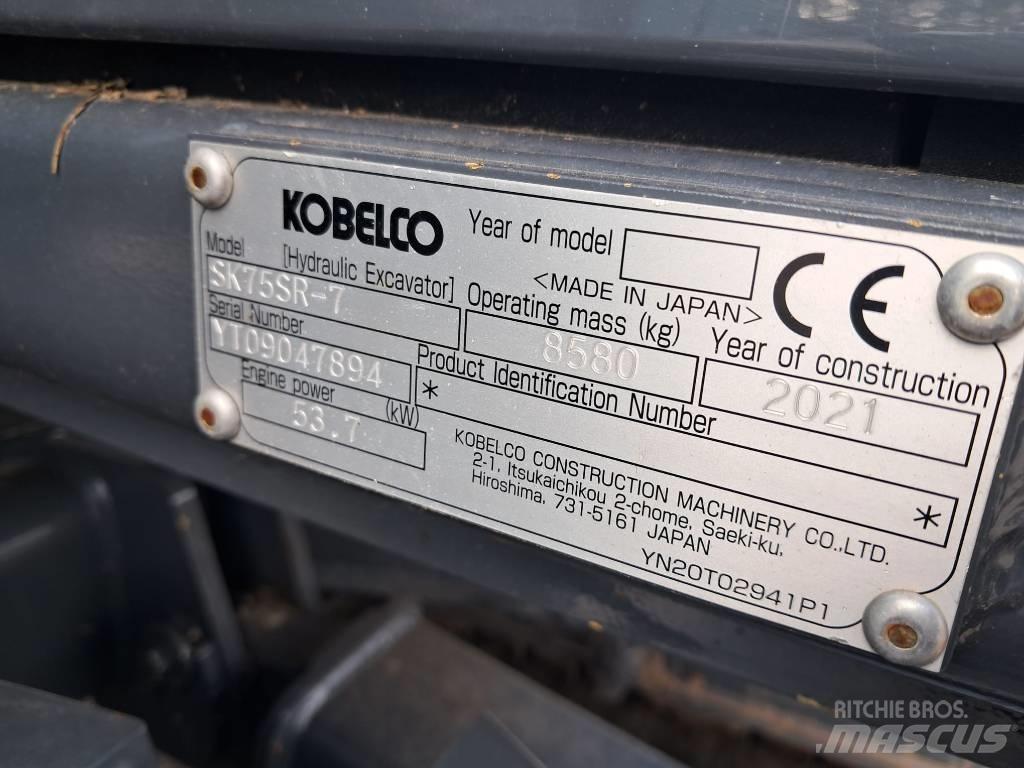 Kobelco SK75SR-7 Midikaivukoneet 7t - 12t