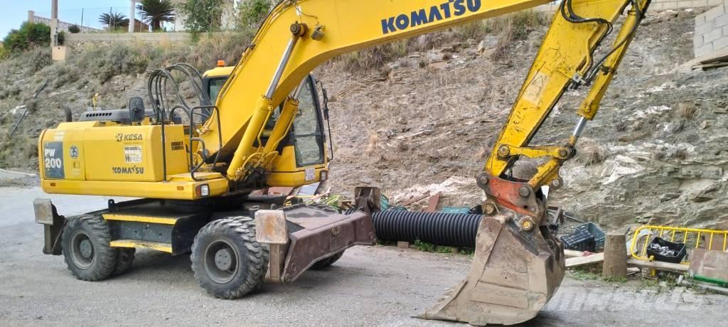 Komatsu PW 200-7 Pyöräkaivukoneet