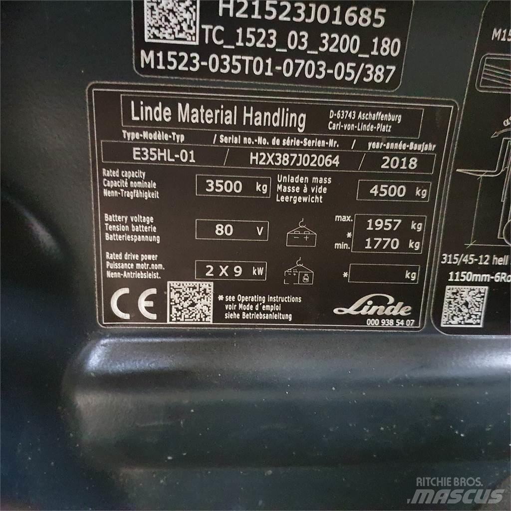 Linde E35HL Sähkötrukit