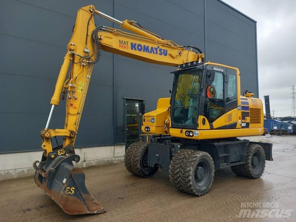 Komatsu PW180-11E0 Pyöräkaivukoneet
