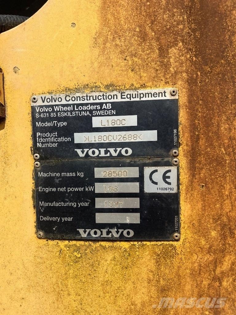 Volvo L180c Pyöräkuormaajat