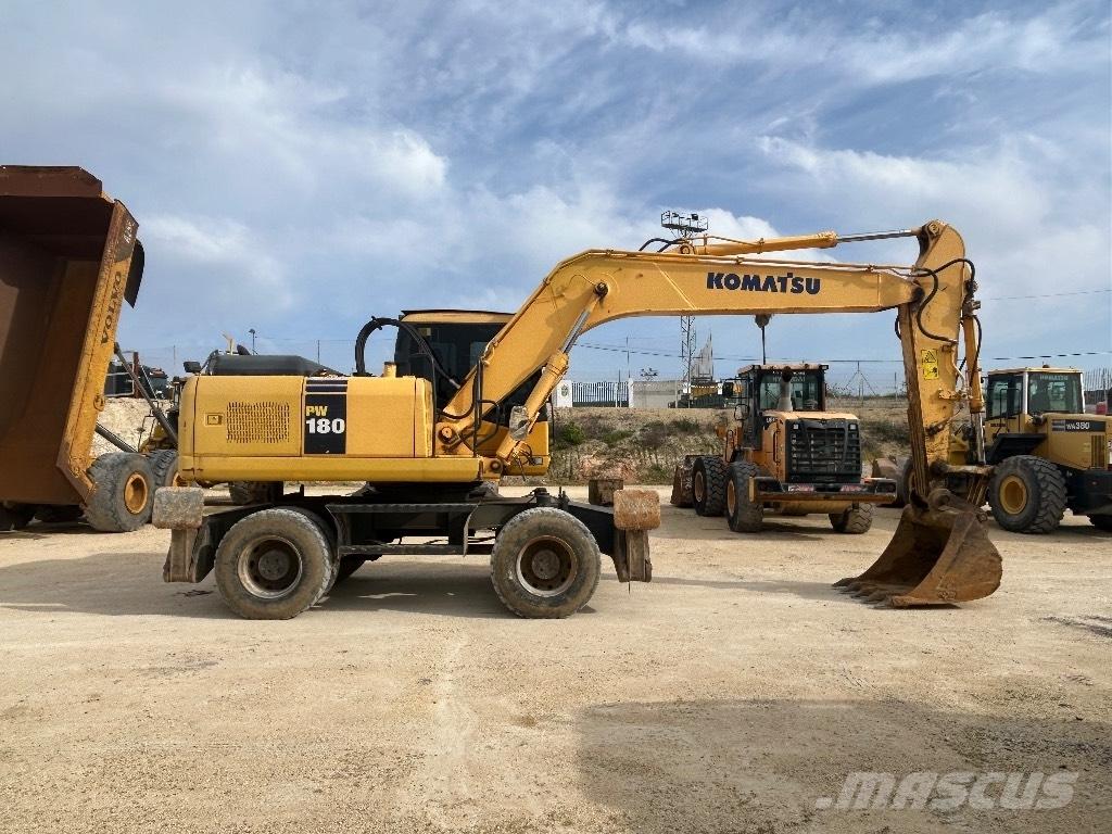 Komatsu PW 180 Pyöräkaivukoneet