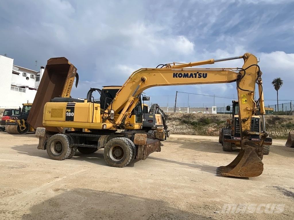 Komatsu PW 180 Pyöräkaivukoneet
