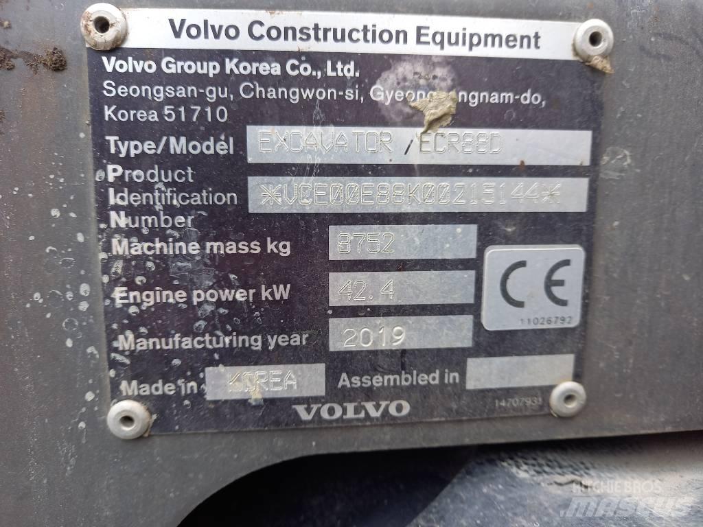 Volvo ECR 88 D Midikaivukoneet 7t - 12t