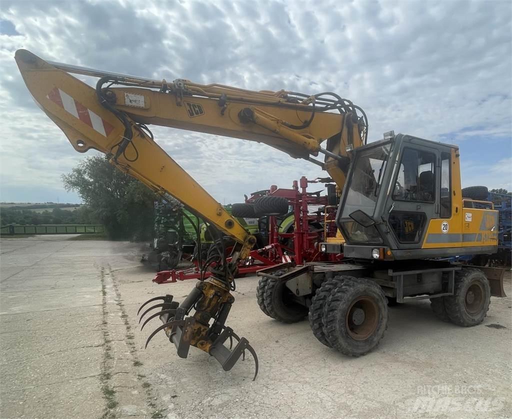 JCB 130 W Pyöräkaivukoneet