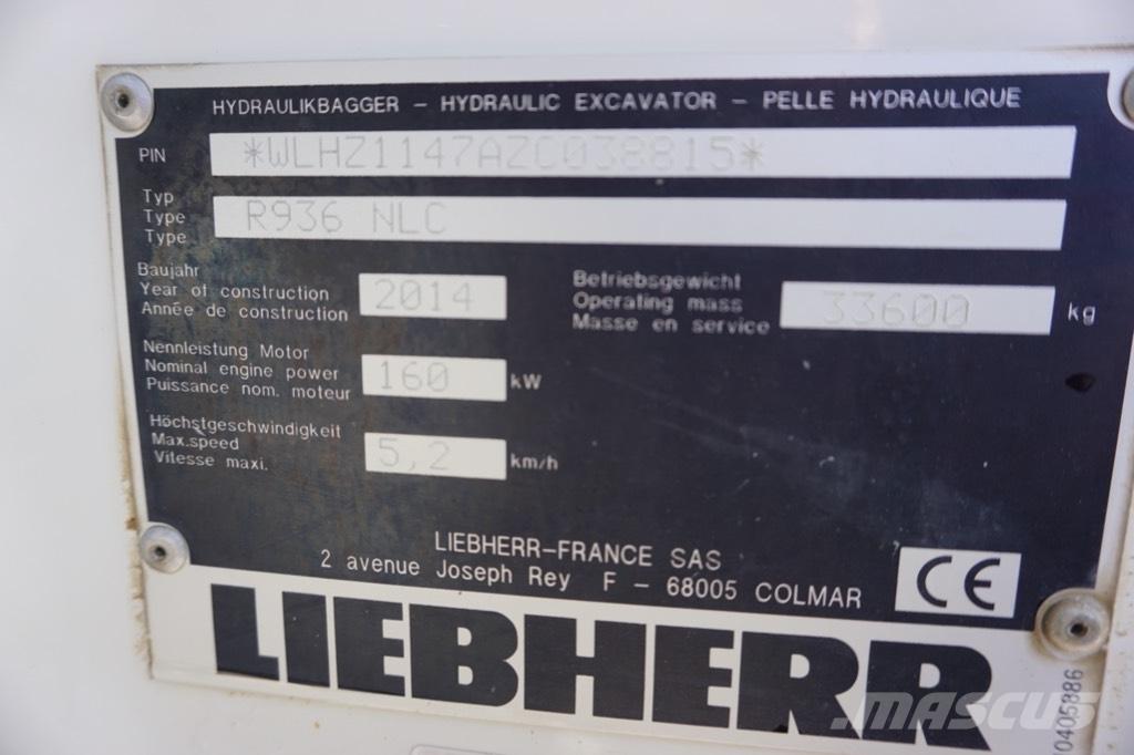 Liebherr R 936 N LC Telakaivukoneet