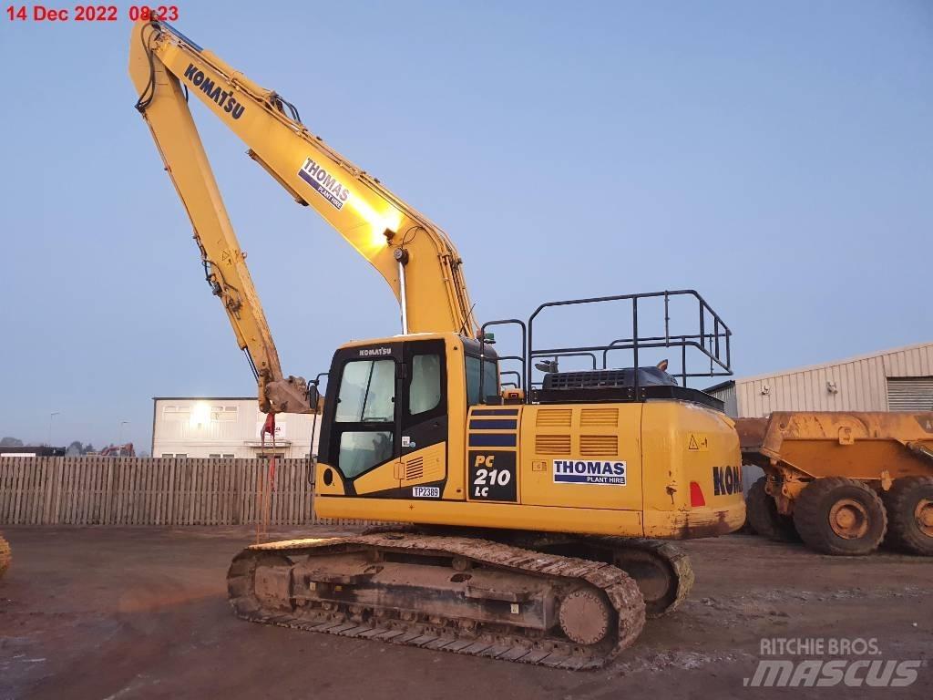 Komatsu PC210LC Pitkävartiset kaivinkoneet
