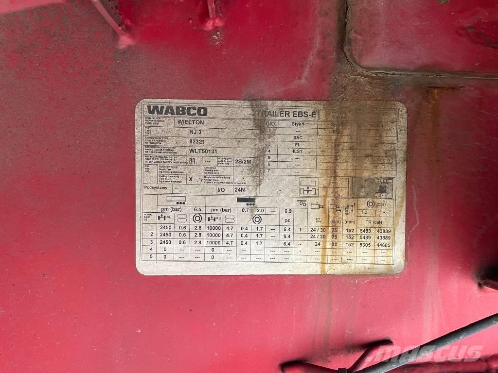 Wielton NJ 3 Autonkuljetusperävaunut