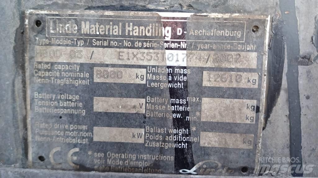 Linde H80D-03 Dieseltrukit