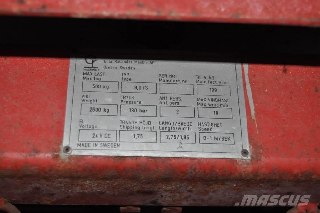 ER 9,0TS SAXLIFT Muut materiaalinkäsittelykoneet