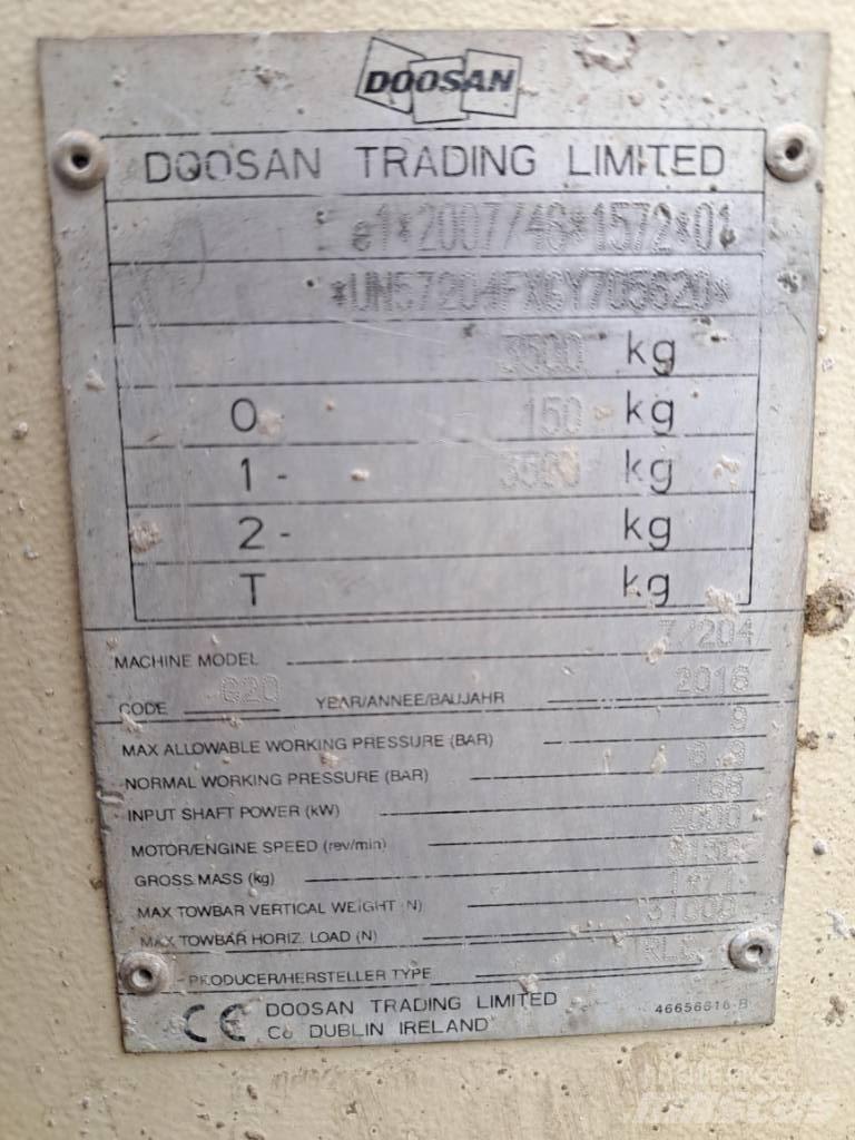 Doosan 7/204 Kompressorit