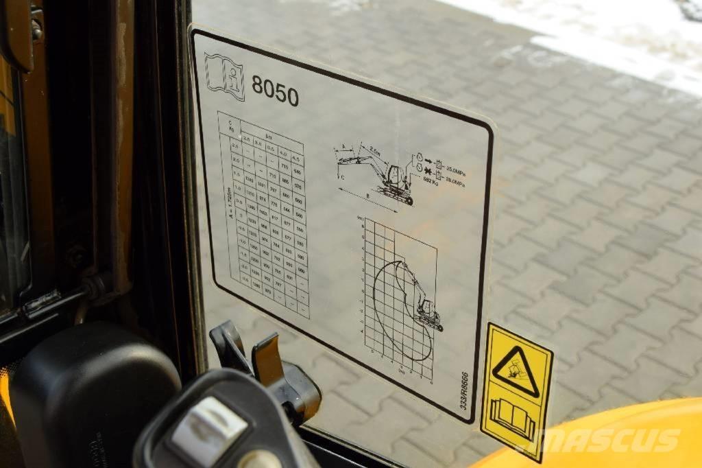 JCB 8050 RTS Minikaivukoneet < 7t