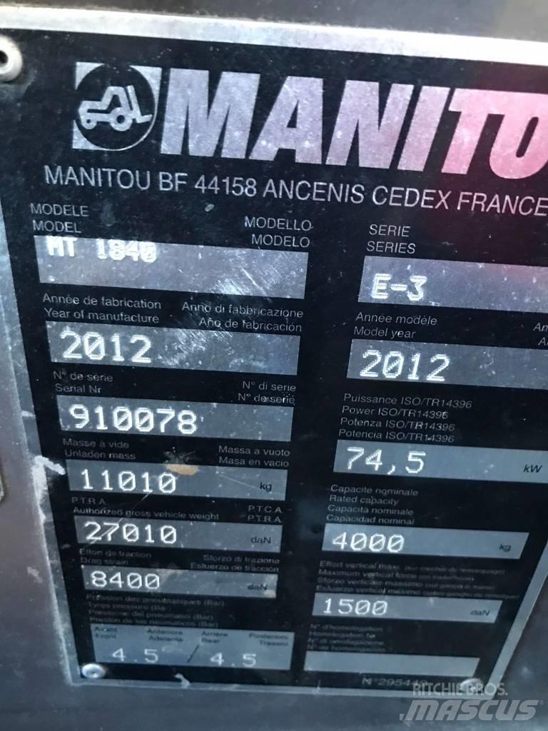 Manitou MT 1840 Kurottajat
