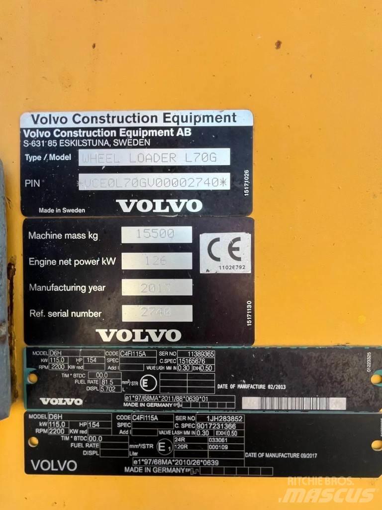 Volvo L70G Pyöräkuormaajat