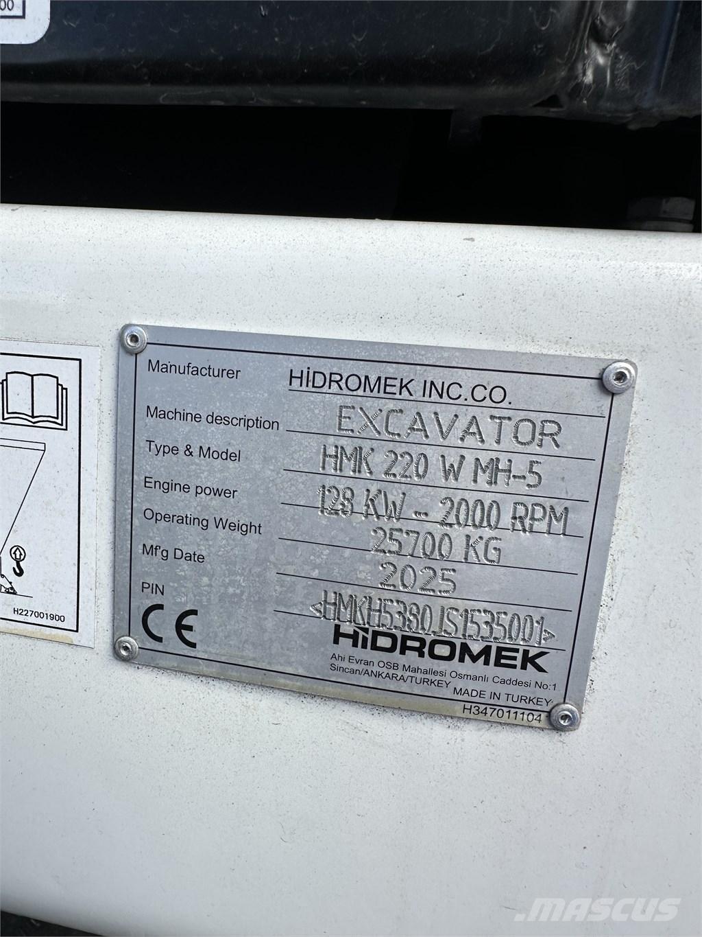 Hidromek 220W MH-5 Jätteenkäsittelijät