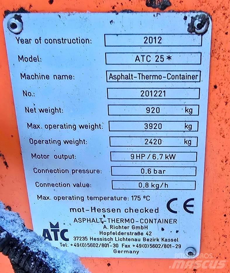 ATC 25 Asfaltti lämpölavat