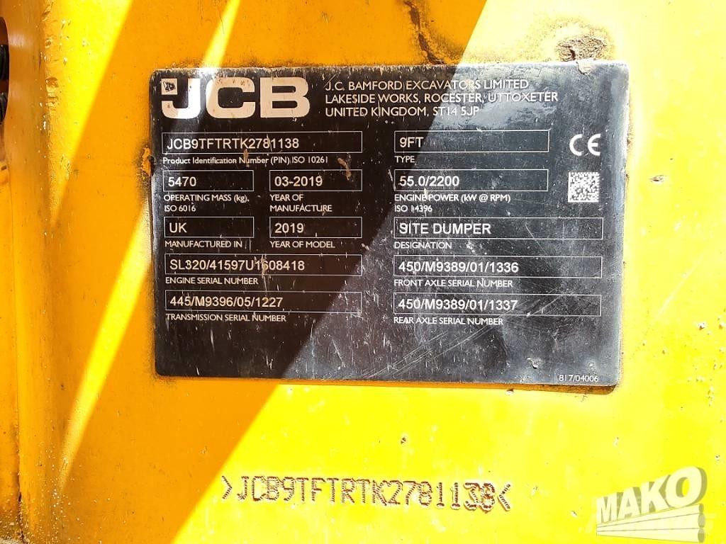 JCB 9TFT Minidumpperit