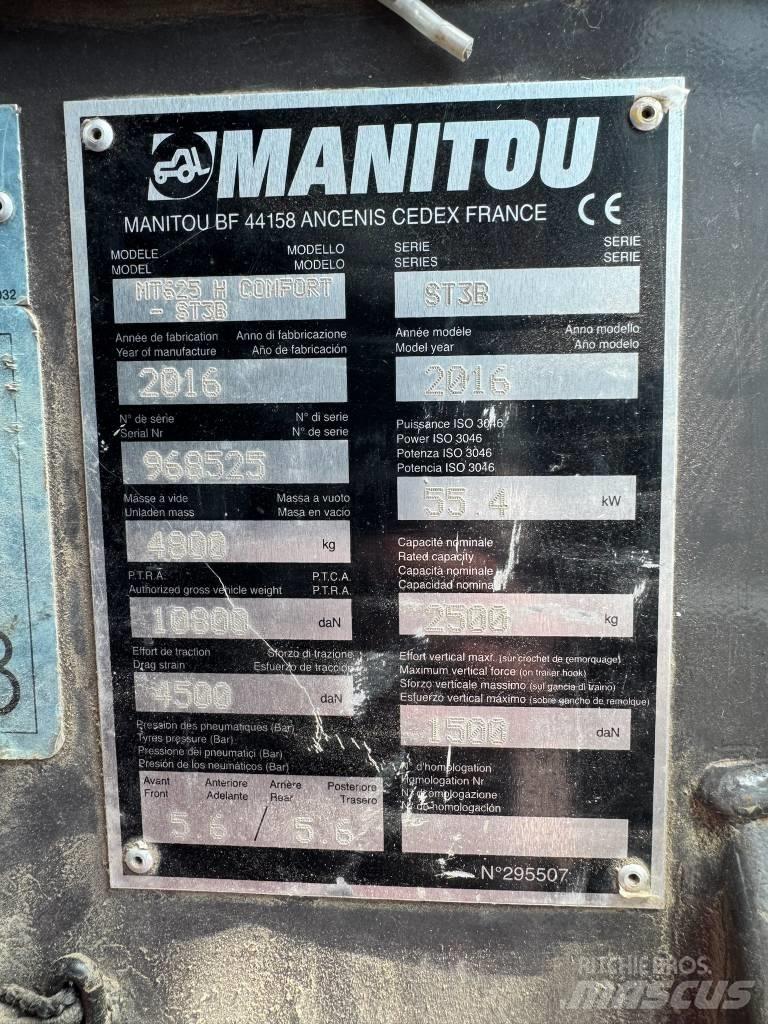 Manitou MT 625 H Kurottajat