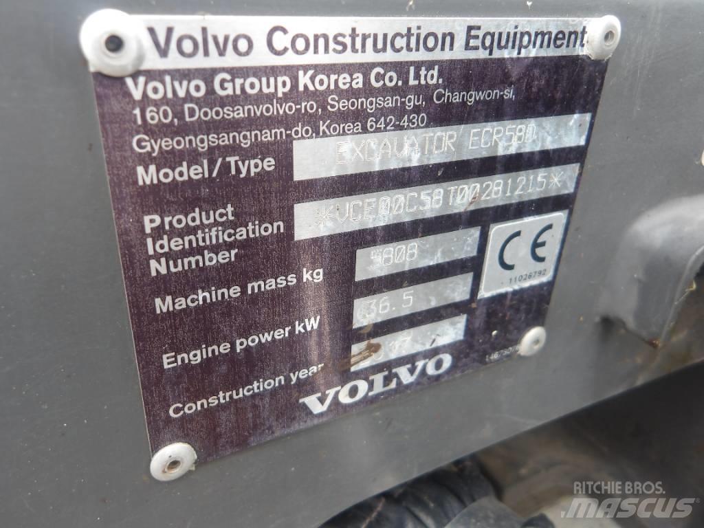 Volvo ECR 58 D Minikaivukoneet < 7t