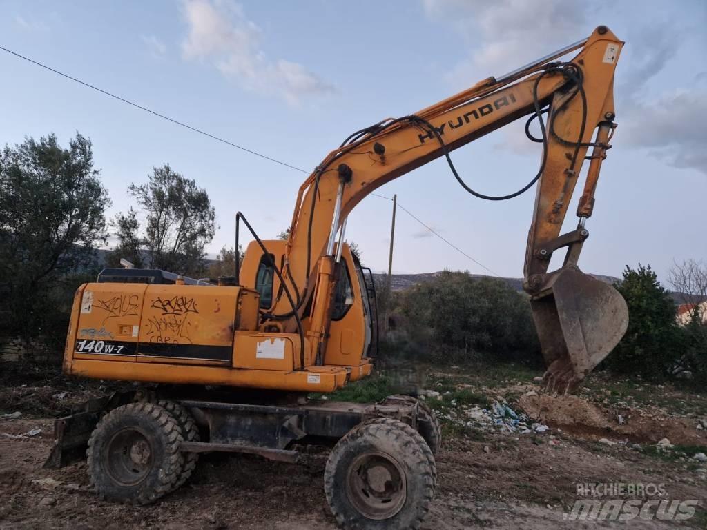 Hyundai 140W-7 Pyöräkaivukoneet