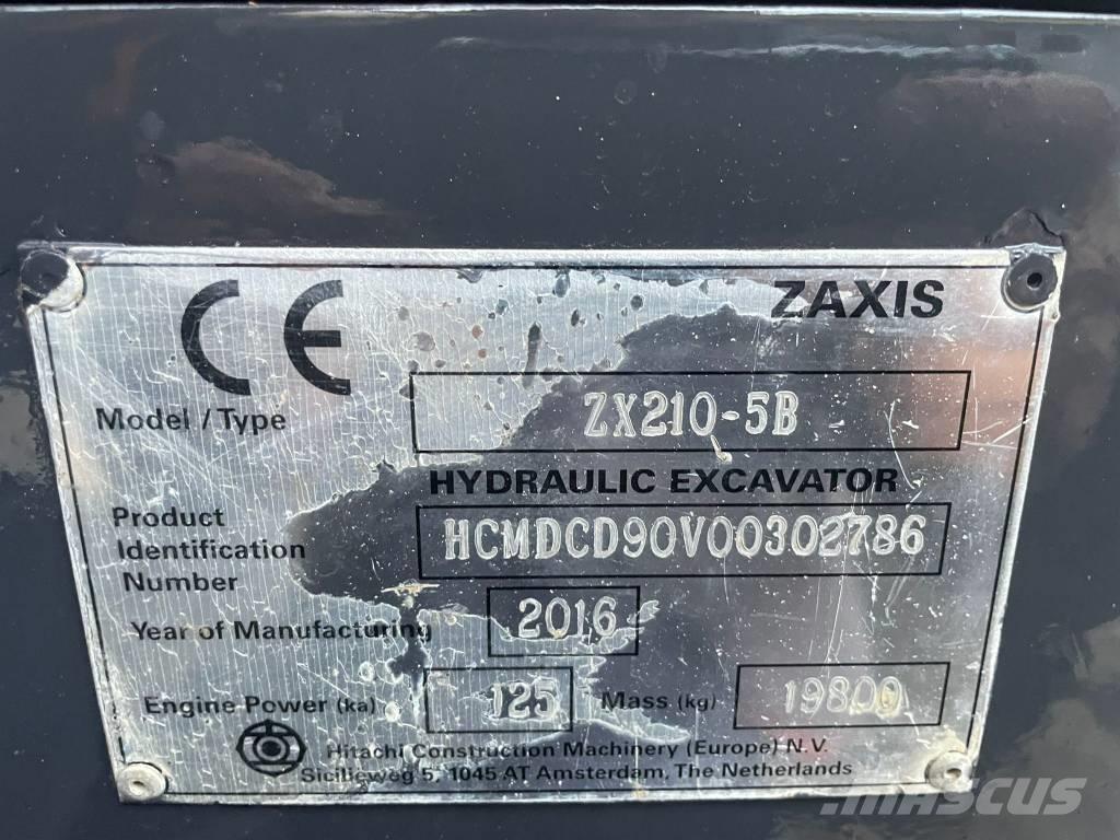 Hitachi ZX 210 LC-5B Telakaivukoneet