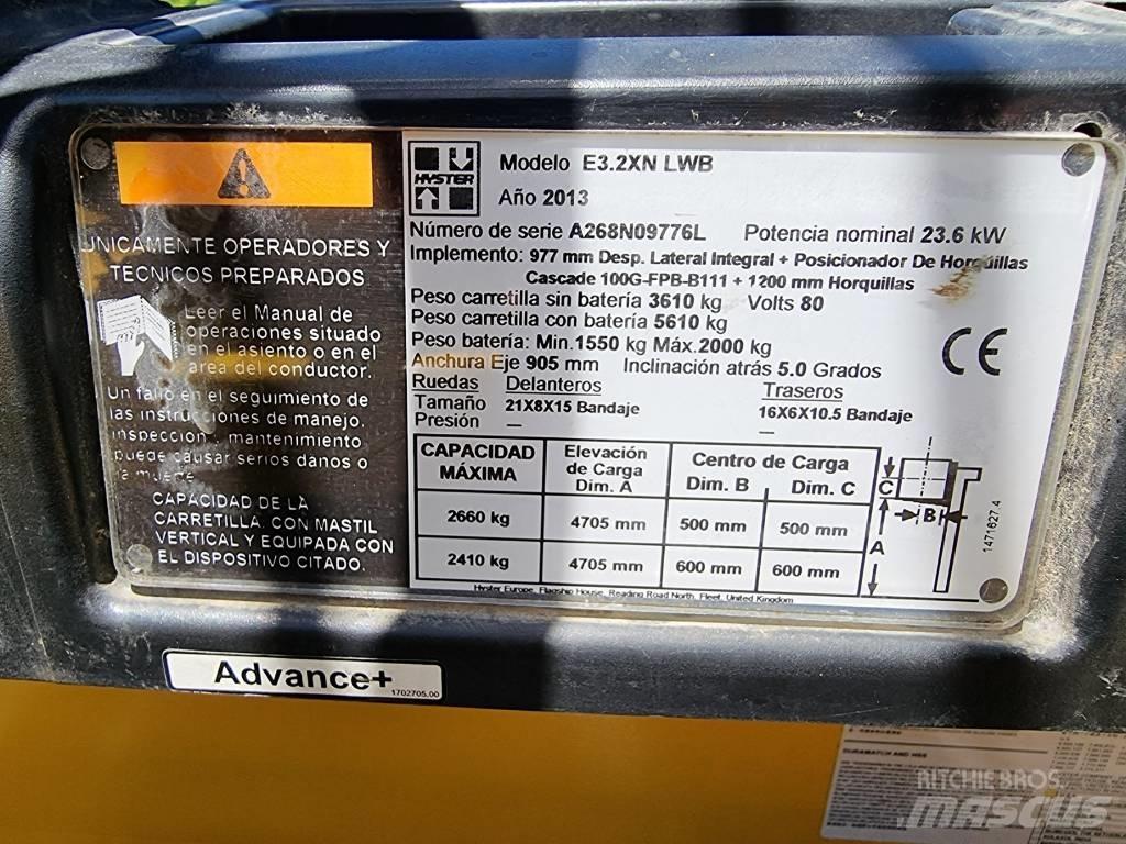 Hyster E 3.20 XN LWB Sähkötrukit