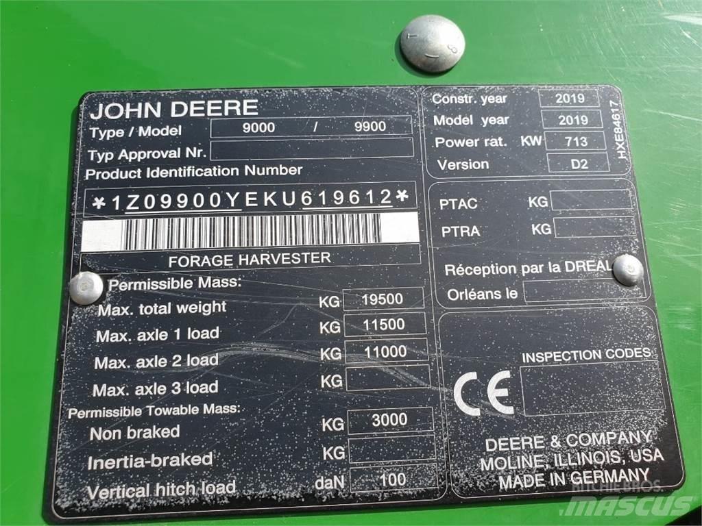 John Deere 9900 Silppurit