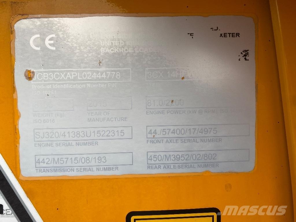 JCB 3 CX Contractor Kaivurikuormaajat