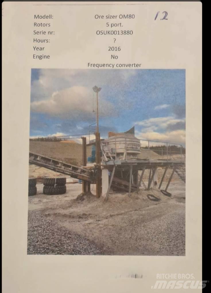  Ore sizer Om 80 Murskaimet