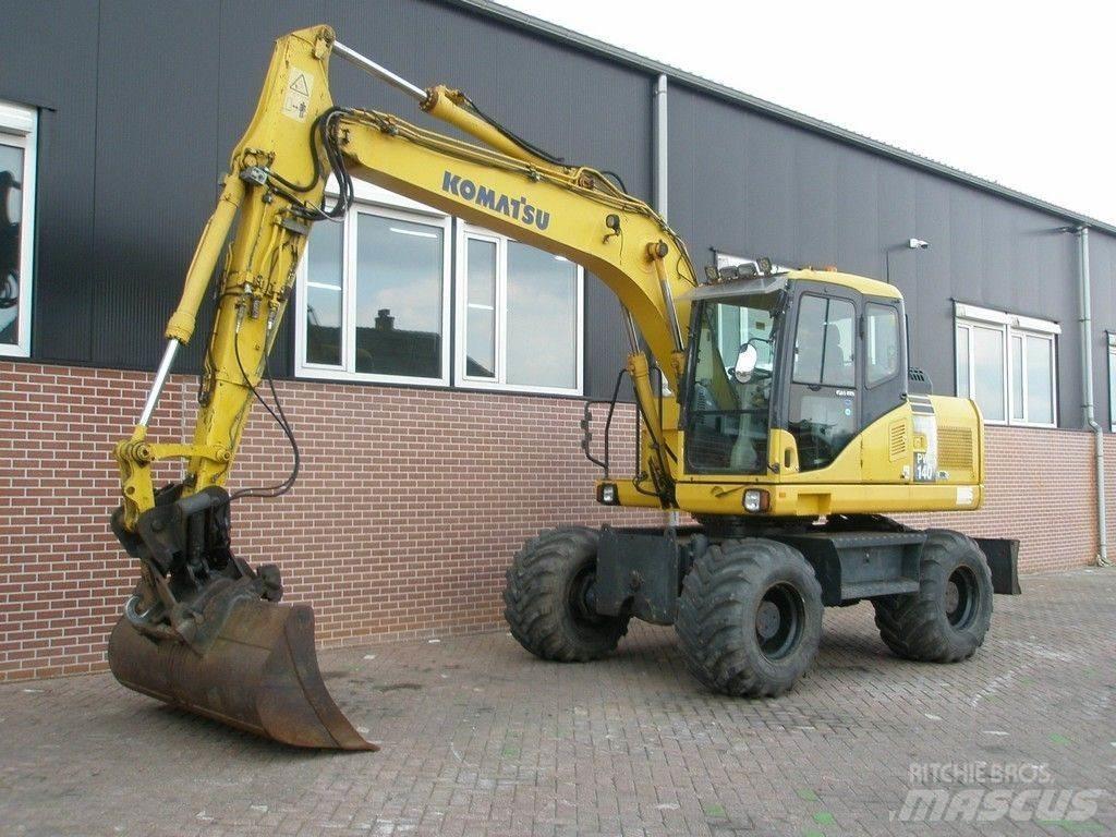 Komatsu PW140-7 Pyöräkaivukoneet