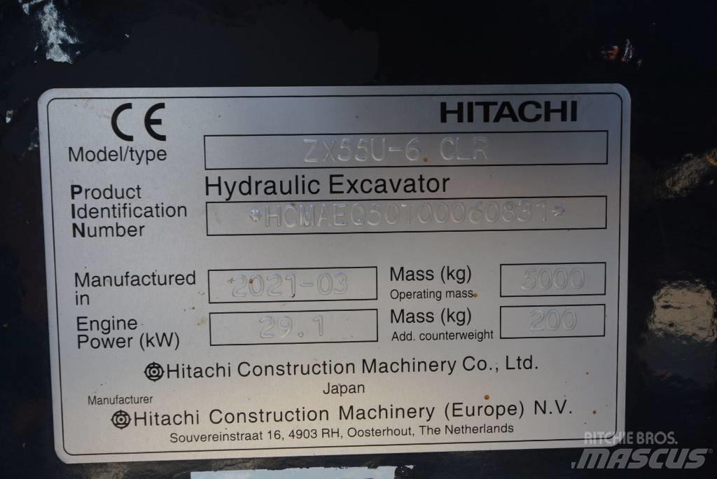 Hitachi ZX 55 U-6 Minikaivukoneet < 7t