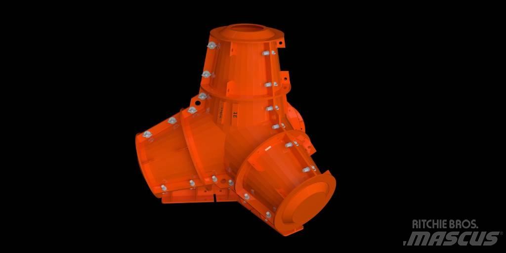  3A Block Tetrapod Betonin levittäjät