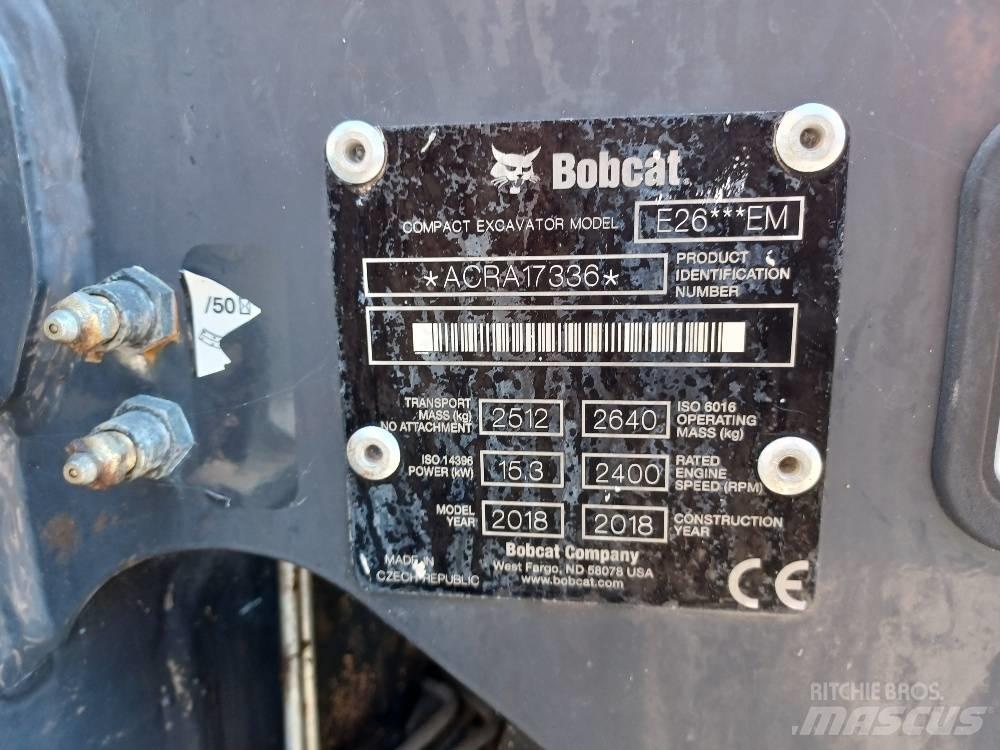 Bobcat E 26 Minikaivukoneet < 7t