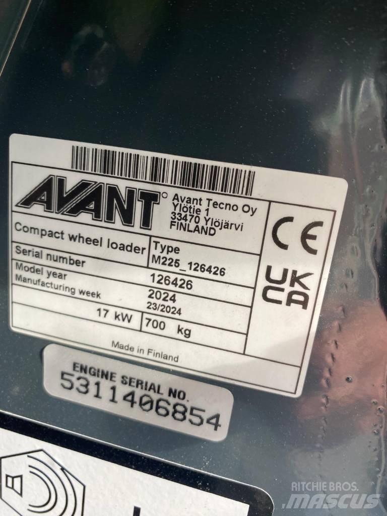 Avant 225 Muut ympäristökoneet