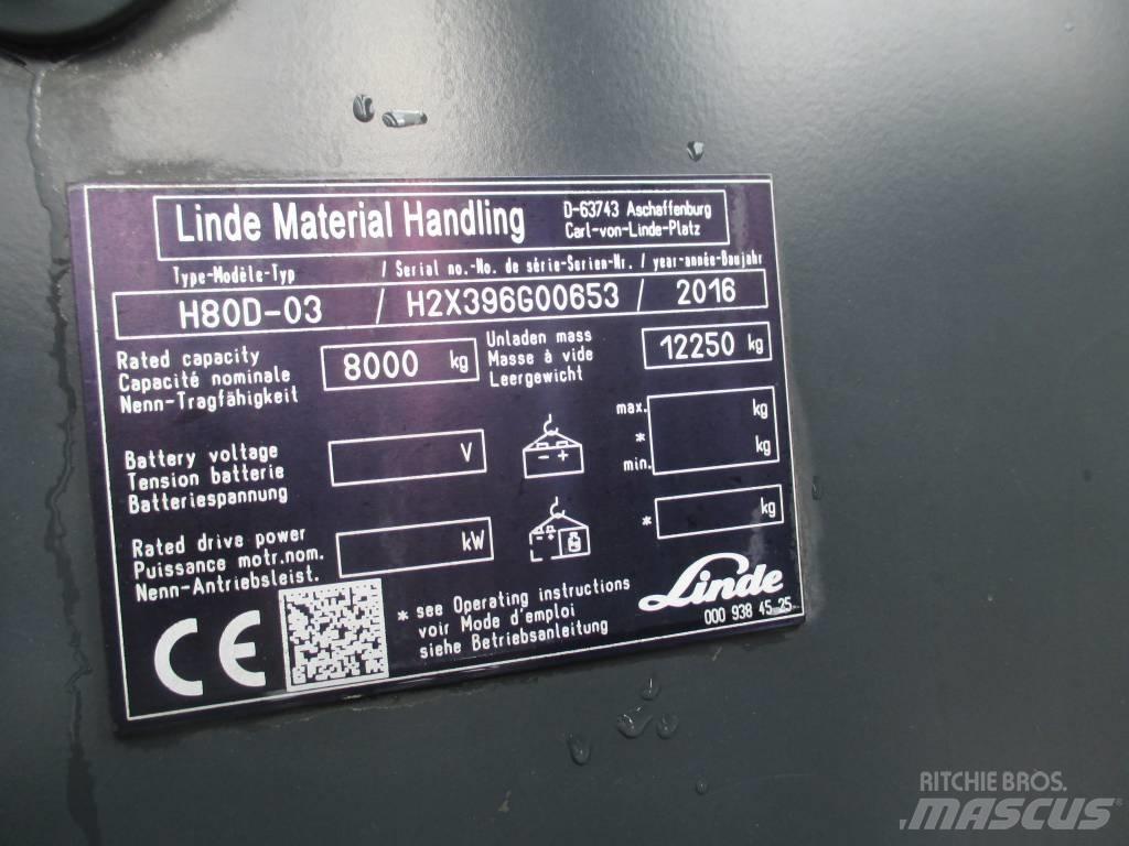 Linde H80D Dieseltrukit