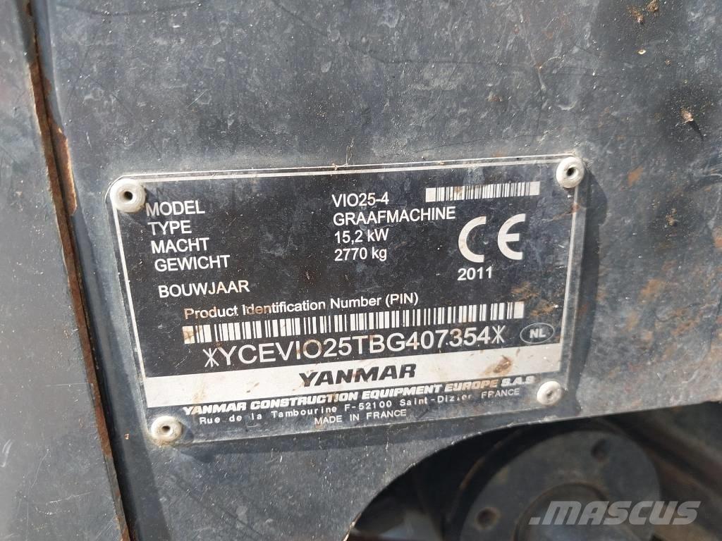 Yanmar Vio 25-4 Minikaivukoneet < 7t