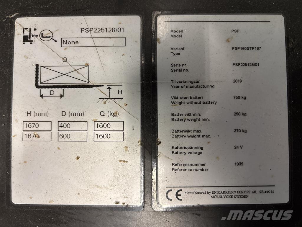 Atlet PSP160 Ajettavat pinoamisvaunut
