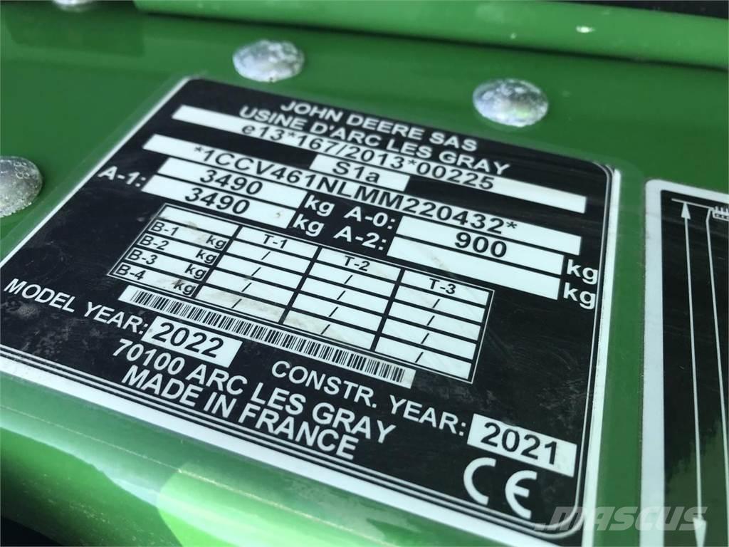 John Deere V461M Pyöröpaalaimet