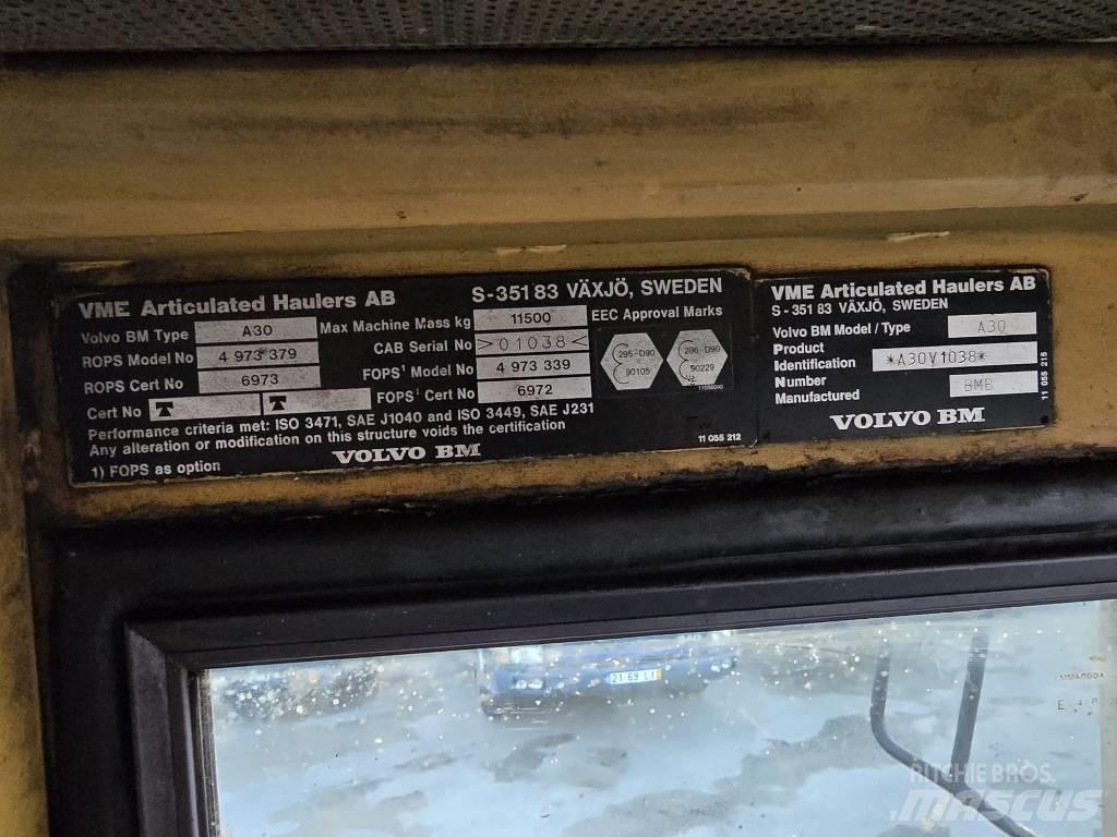 Volvo BM A30 Dumpperit