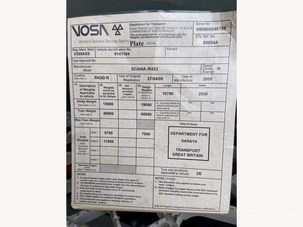 Scania R 340 Lava-kuorma-autot