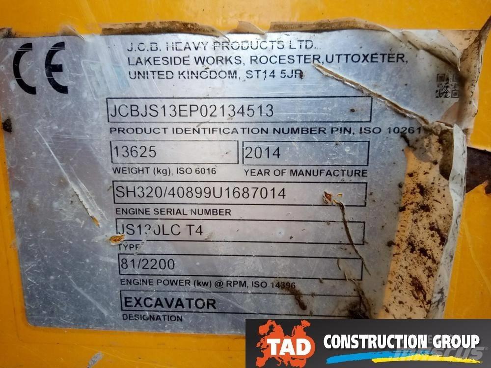 JCB JS 130 LC Telakaivukoneet