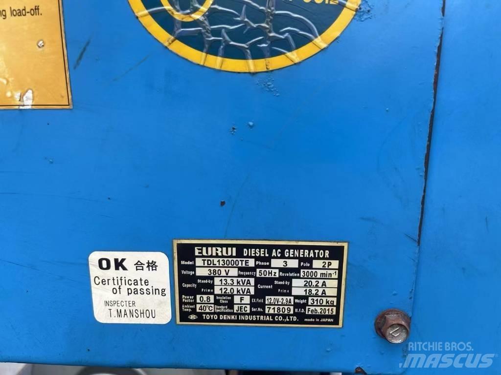 Yanmar 12KVA Dieselgeneraattorit
