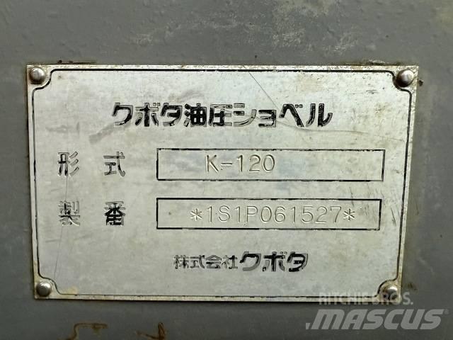 Kubota K-120 Telakaivukoneet